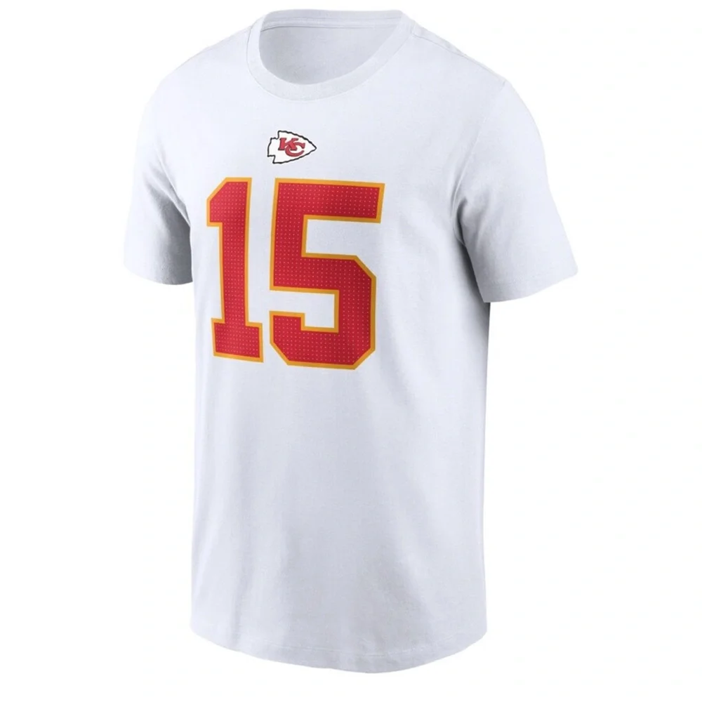 Patrick Mahomes Kansas City Chiefs Nike Player Name & Number T-Shirt White XXL